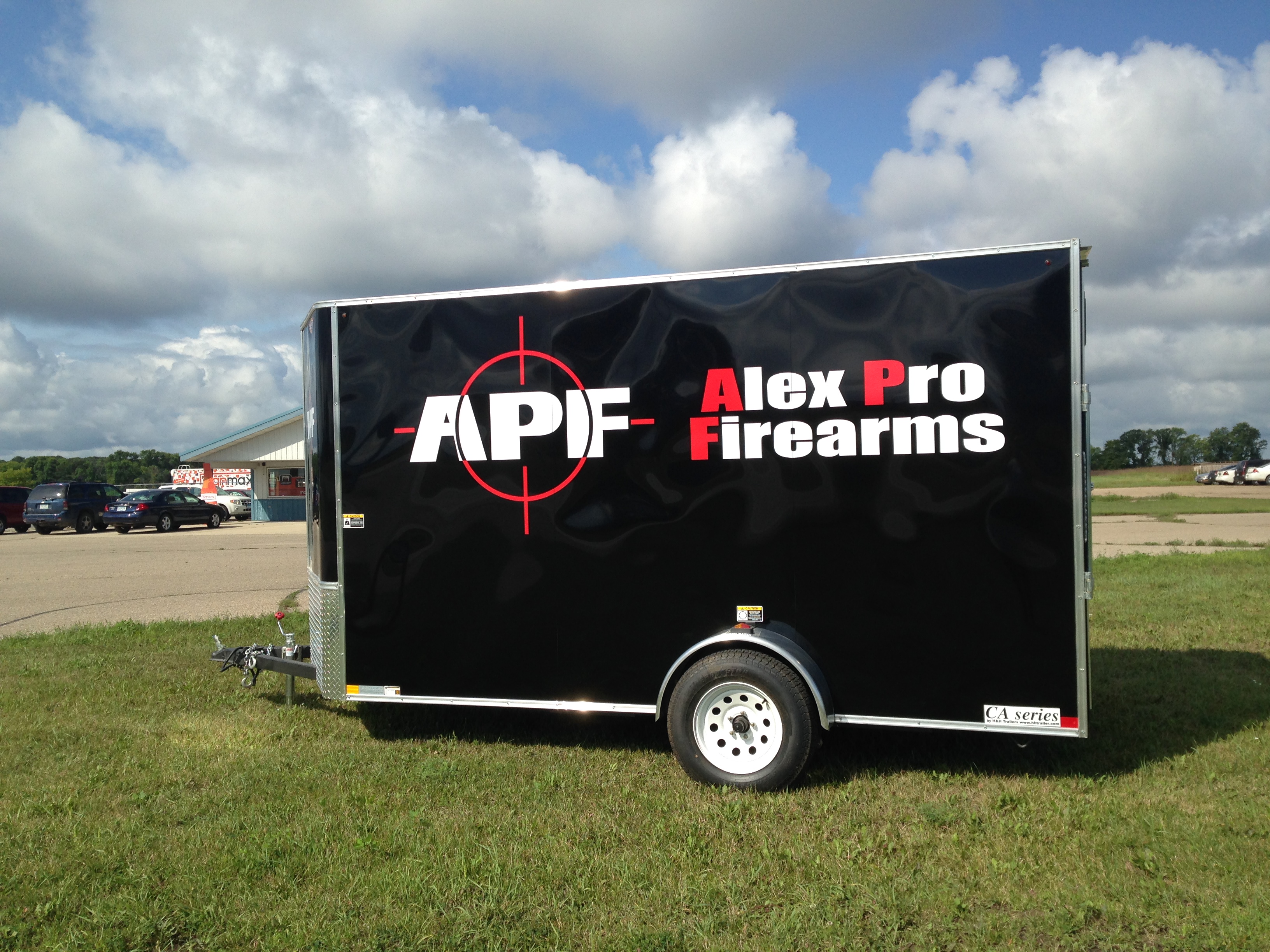 Alex Pro Firearms Trailer Wrap - Printed & Installed by Signmax
